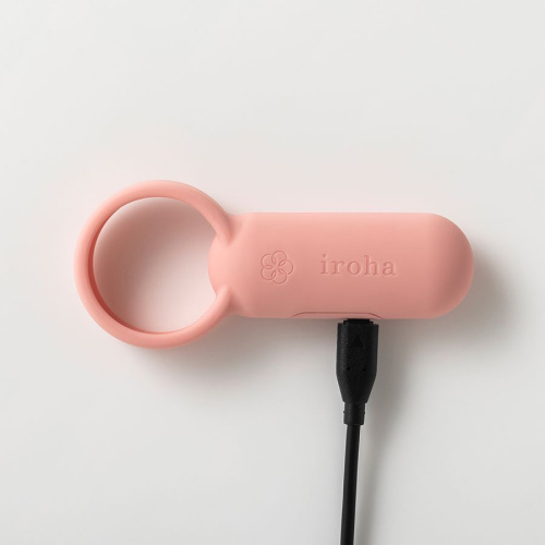 Коралловое эрекционное кольцо Iroha SVR Coral Pink фото 3