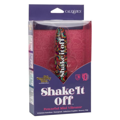 Мини-вибратор Shake It Off Powerful Mini Vibrator - 12,75 см. фото 4