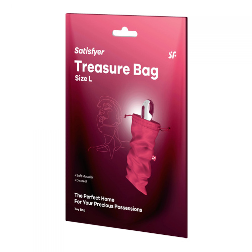 Розовый мешочек для хранения игрушек Treasure Bag L фото 2