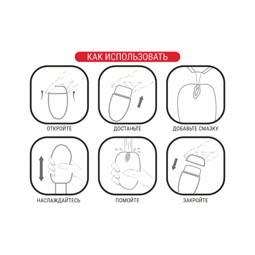 Силиконовый мастурбатор-анус в футляре-яйце фото 5