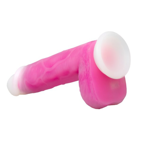 Розовый ротатор-реалистик Roxy 8 Inch Gyrating Dildo - 21,6 см. фото 6