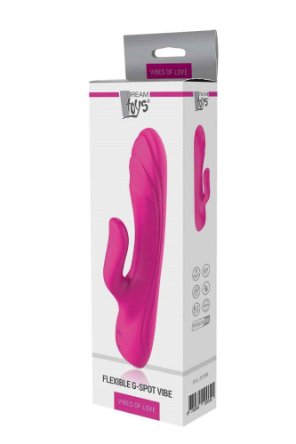 Ярко-розовый вибратор-кролик Flexible G-spot Vibe - 21 см. фото 3 Ярко-розовый вибратор-кролик Flexible G-spot Vibe - 21 см. фото 3