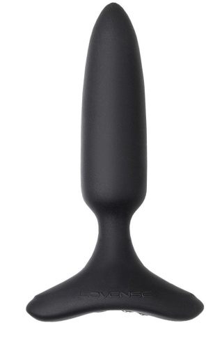 Черная анальная вибропробка HUSH 2 Size S - 12,1 см.