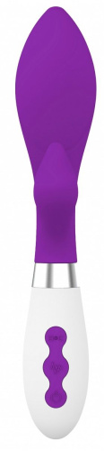 Фиолетовый вибратор-кролик Achelois - 21,8 см. фото 2