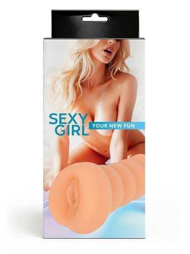 Телесный мастурбатор в виде вагины с узким входом фото 3