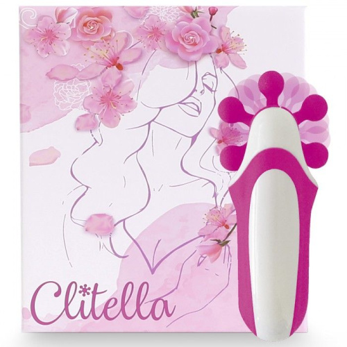 Розовый оросимулятор Clitella со сменными насадками для вращения фото 4