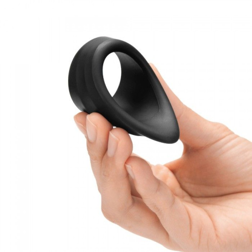 Черное эрекционное кольцо Mojo Molto фото 2