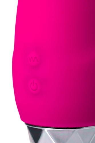 Розовый вибратор L EROINA - 15,5 см. фото 9