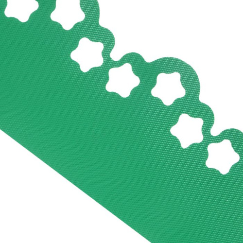 Зеленая бордюрная лента со звездочками (9х0,15 м.) фото 3