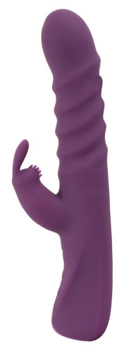 Фиолетовый вибратор-кролик 2 Function Rabbit Vibrator - 23,7 см. фото 4
