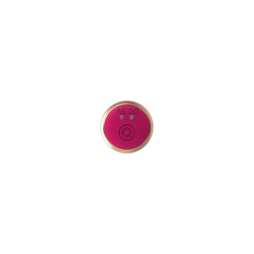 Розовый перезаряжаемый мини-вибратор - 12 см. фото 10
