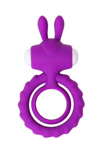 Фиолетовое эрекционное кольцо на пенис JOS  GOOD BUNNY фото 2