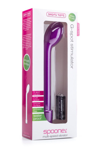 Фиолетовый вибростимулятор точки G Spooner фото 2 Фиолетовый вибростимулятор точки G Spooner фото 2