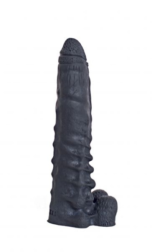 Чёрный фаллоимитатор-гигант  Аватар  - 31 см. фото 2