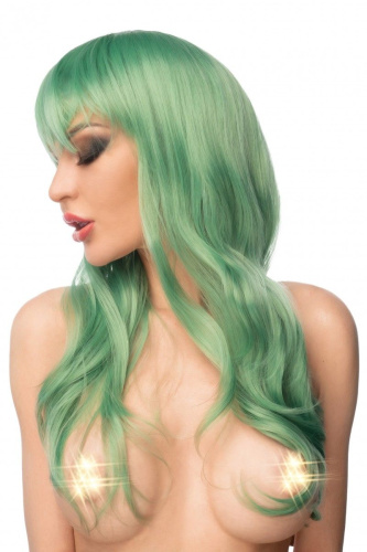 Зеленый парик  Мидори фото 2