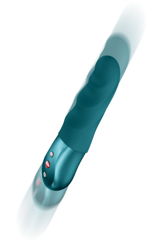 Зеленый вибратор-пульсатор Stronic Petite - 17 см. фото 4