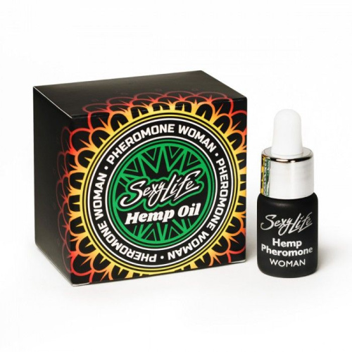 Ароматическое масло с феромонами Sexy Life HEMPOIL woman - 5 мл. фото 2