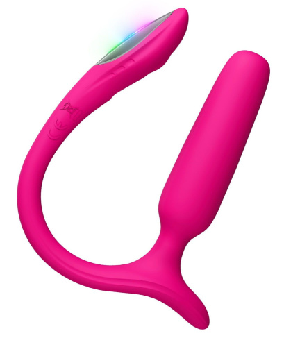 Розовый анальный вибратор с клиторальной стимуляцией Lush Anal Розовый анальный вибратор с клиторальной стимуляцией Lush Anal