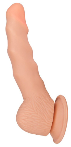 Фаллоимитатор-реалистик на подошве-присоске - 19,5 см. Фаллоимитатор-реалистик на подошве-присоске - 19,5 см.