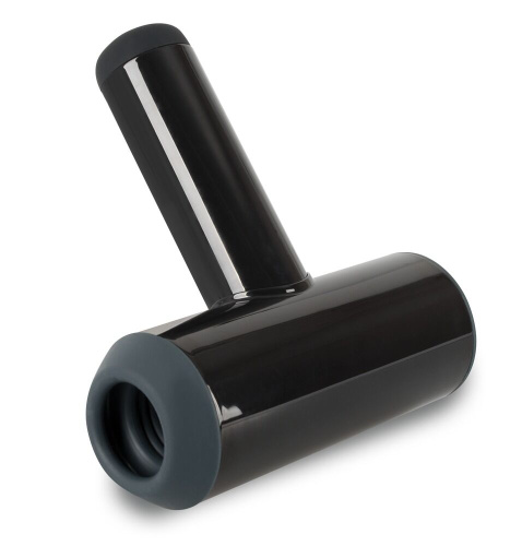 Черный мастурбатор с удобной ручкой Masturbator with 2 Functions