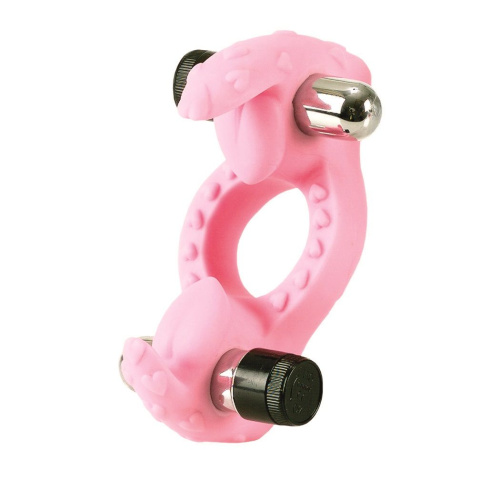 Розовое виброкольцо Dr. Z PASSION ENHANCER фото 2