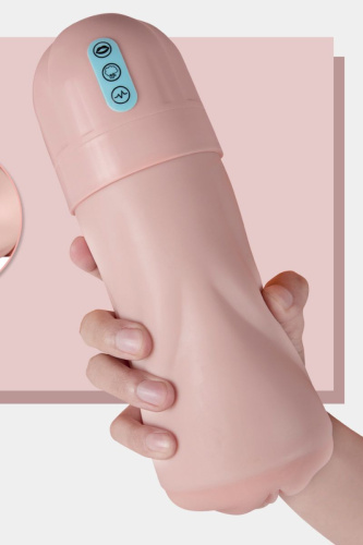 Мастурбатор-вагина Beata-2 с функциями всасывания и вибрации фото 4