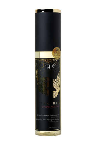 Растительное массажное масло Orgie Tantric Divine Nectar - 200 мл. фото 3