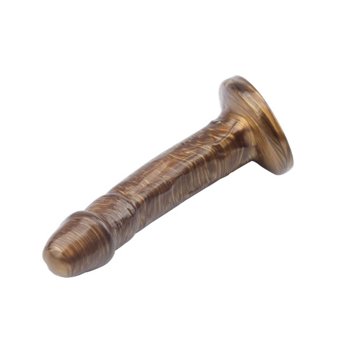 Золотистый фаллоимитатор Dixon Cider - 18,5 см. фото 5