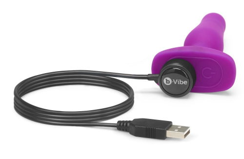Анальная вибропробка NOVICE REMOTE CONTROL PLUG FUCHSIA - 10,2 см. фото 2