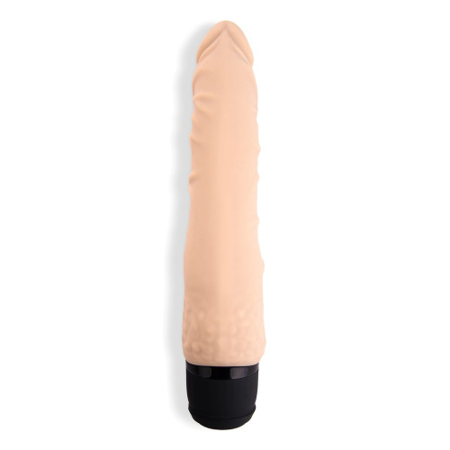 Телесный вибромассажер 7’’ Realistic Vibrator - 20 см. фото 2