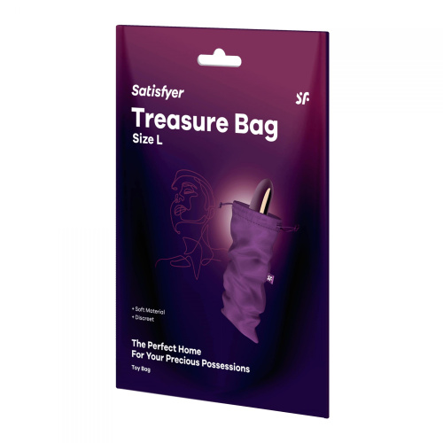 Фиолетовый мешочек для хранения игрушек Treasure Bag L фото 2