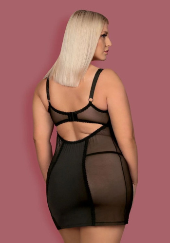 Облегающая сорочка Amallie с полупрозрачными вставками фото 2