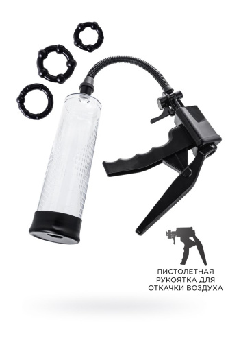 Прозрачная механическая помпа для пениса Mads фото 2 Прозрачная механическая помпа для пениса Mads фото 2