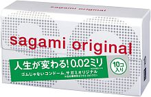 Ультратонкие презервативы Sagami Original 0.02 - 10 шт.
