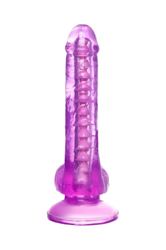 Фиолетовый реалистичный фаллоимитатор Celiam - 20,5 см. фото 4
