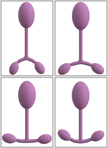 Сиреневый тренажер мыщц тазового дна Vaginal Trainer фото 6