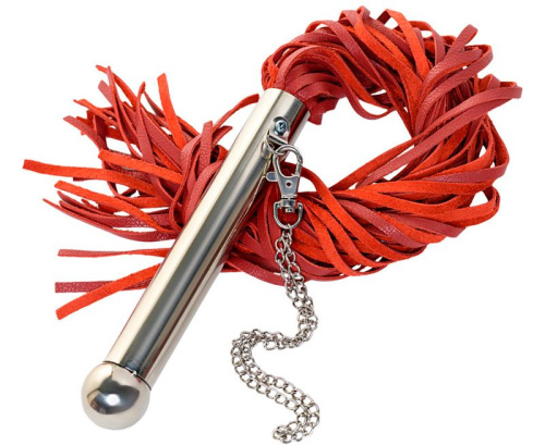 Красная кожаная плеть фото 3 Красная кожаная плеть фото 3