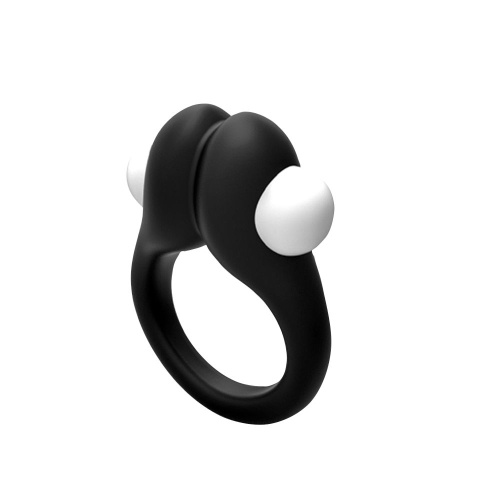 Черное эрекционное кольцо Zippy Vibrating Ring With Bullet фото 2