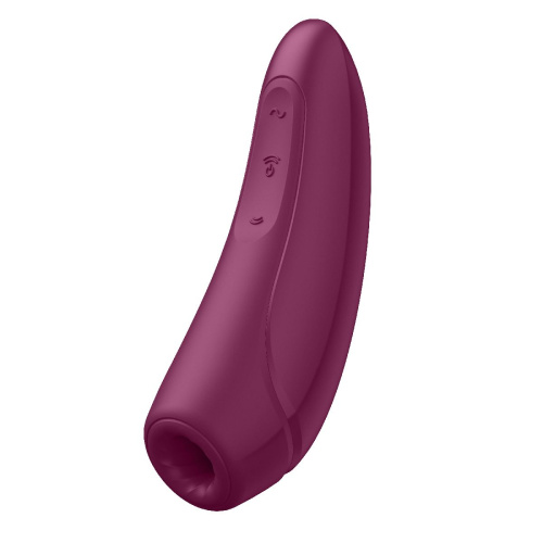 Бордовый вакуум-волновой стимулятор Satisfyer Curvy 1+ фото 2