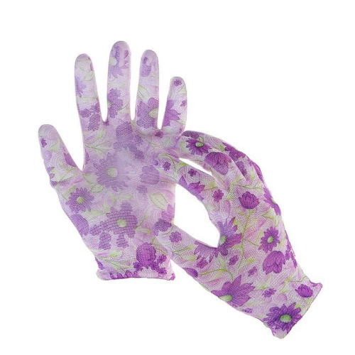 Нейлоновые перчатки с ПВХ пропиткой (размер 8) фото 3