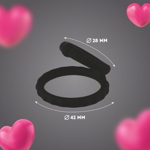 Двойное эрекционное кольцо из медицинского силикона фото 4 Двойное эрекционное кольцо из медицинского силикона фото 4