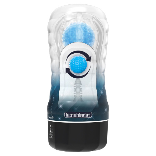 Прозрачный текстурированный мастурбатор Vacuum Cup Masturbator Planet фото 5