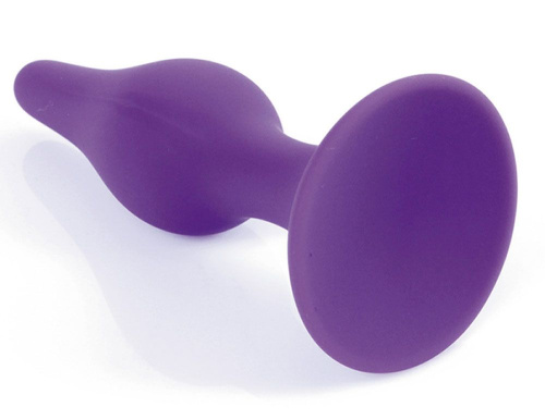 Фиолетовая анальная втулка Silcone Purple Plug Large - 12,5 см. фото 3 Фиолетовая анальная втулка Silcone Purple Plug Large - 12,5 см. фото 3