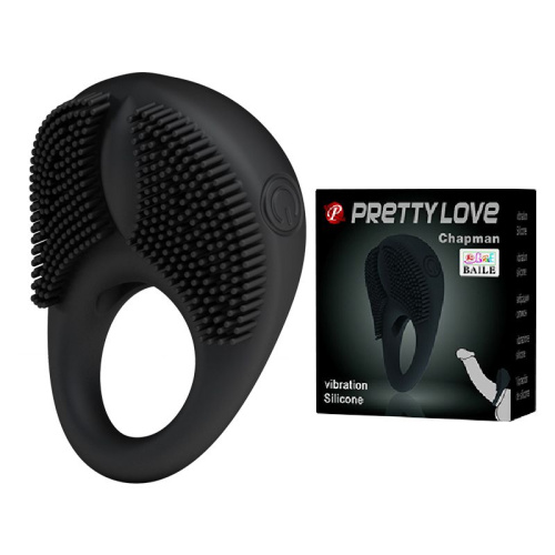 Вибрирующее эрекционное кольцо с щетинками фото 2