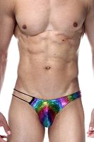 Радужные трусы-слипы с нитяным бочком Радужные трусы-слипы с нитяным бочком