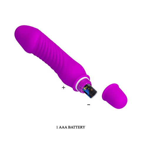 Фиолетовый мини-вибратор Stev -13,5 см. фото 5