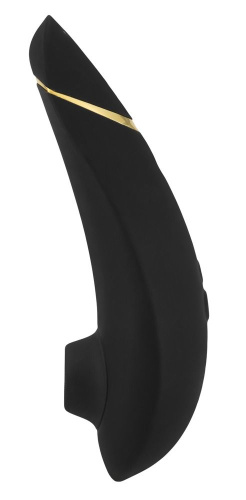 Чёрный бесконтактный клиторальный стимулятор Womanizer Premium фото 2