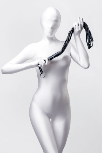 Черный флоггер Anonymo - 64 см. фото 3 Черный флоггер Anonymo - 64 см. фото 3