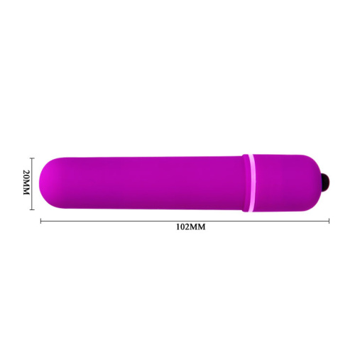 Фиолетовая вытянутая вибропуля - 10,2 см. фото 3