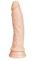 Реалистичный телесный фаллоимитатор A-toys с присоской - 19 см. Реалистичный телесный фаллоимитатор A-toys с присоской - 19 см.
